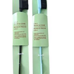 2-in-1 Hair Brush and Comb Set